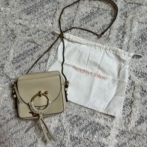 See By Chloe Beige Crossbody Bag